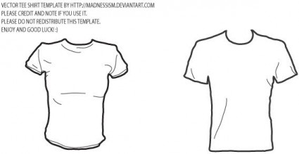 vektor t shirt template