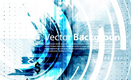 Vector background tech
