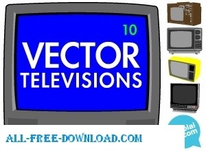 vektor televisi