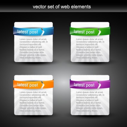 Vector Texture Web Design Module