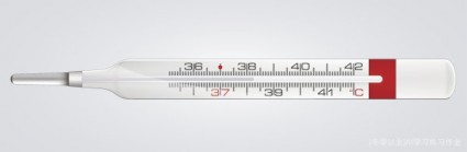 termómetro de Vector