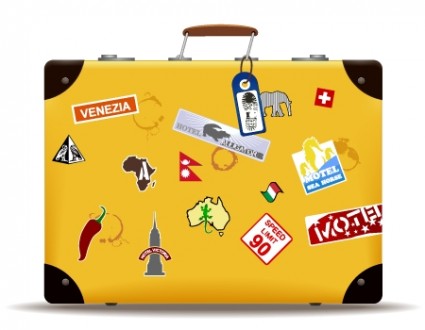 ベクトル旅行スーツケース