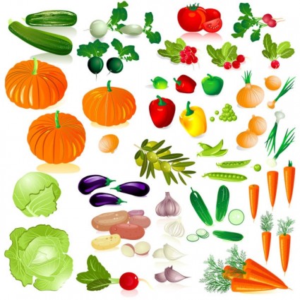vecteur d'image de légumes
