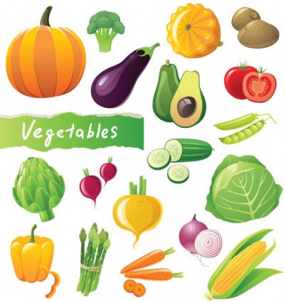 Векторные изображения овощи