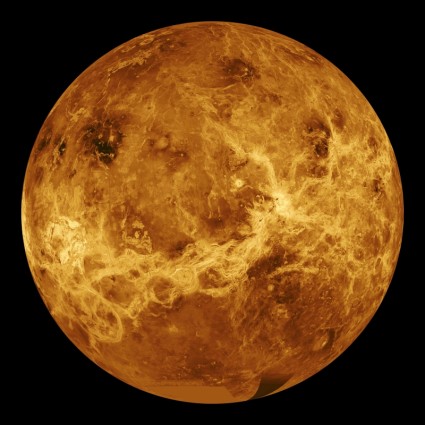 surface de Vénus chaud
