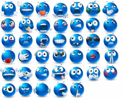 sehr emotional Emoticons Icons pack
