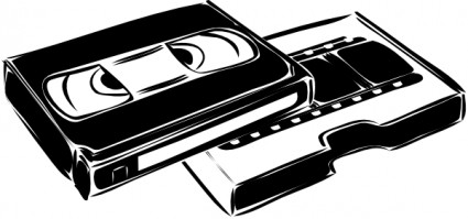 arte de clipe de vídeo cassete VHS