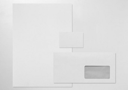VI aimable Bureau fournitures papier à en-tête, cartes d'affaires des enveloppes avec chemin d'accès