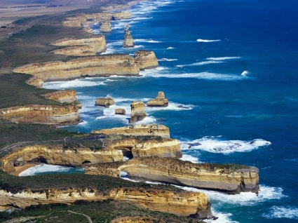 Victoria s wrak wybrzeże tapeta australia świat
