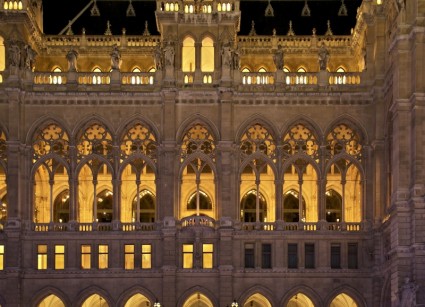 Rathaus von Wien Österreich