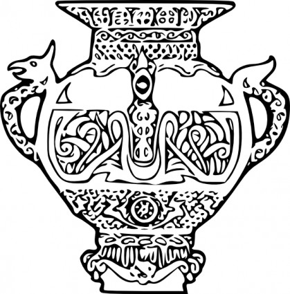 Viking vas clip art