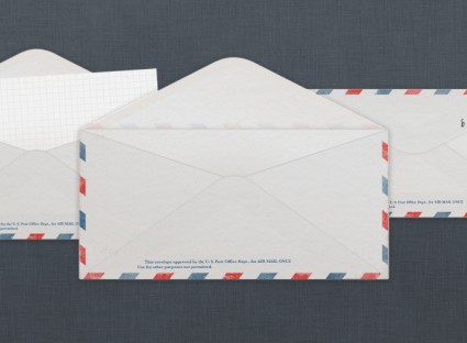 envelope de correio de ar de s u vintage