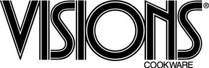 logotipo de utensilios de cocina de visiones