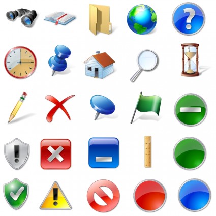 pack d'icônes Vista style logiciel base icônes