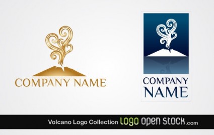 Вулкан логотип коллекция
