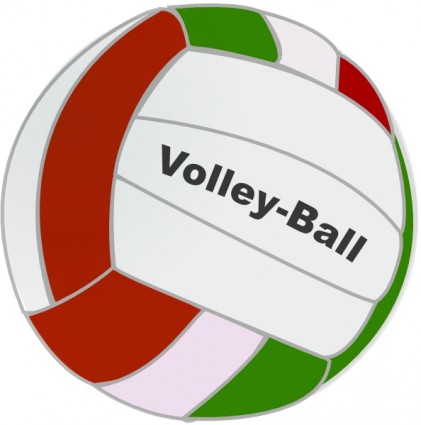 Volley-Ball-ClipArt-Grafik