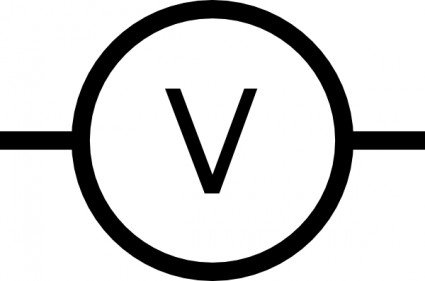 Volt Meter Symbol ClipArt