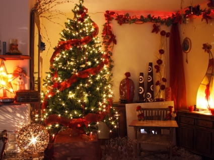 따뜻한 크리스마스 벽지 크리스마스 휴일