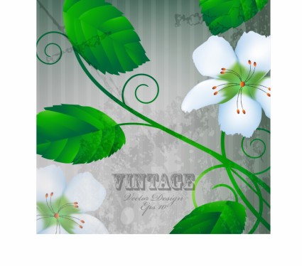 Warm Flower Petal Background Vector Illustration