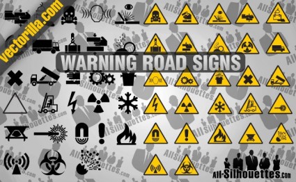 警告道路标志