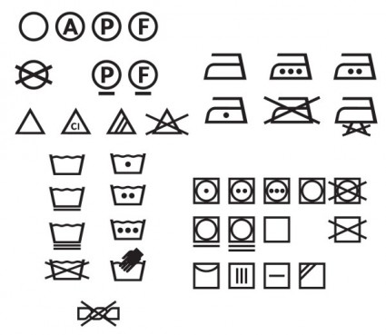 lavaggio vettoriale icona logo
