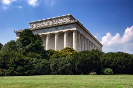 Washington dc punto di riferimento di lincoln memorial