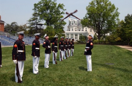 soldados de infantería de Marina Washington dc