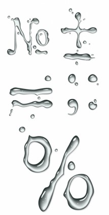 vector símbolo de agua