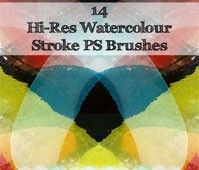 Watercolour Strokes Brushes