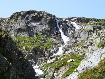 Wasserfall Wasser Fels