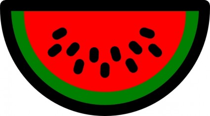 Wassermelone Symbol ClipArt