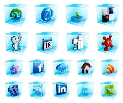 Web Style Frozend Vector Icons