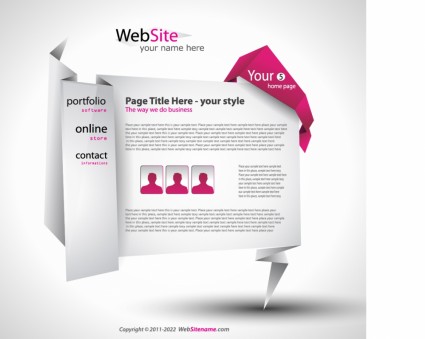 site Web design interface connexion boîte vecteur