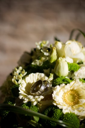 pernikahan karangan bunga