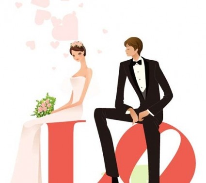đám cưới vector đồ họa