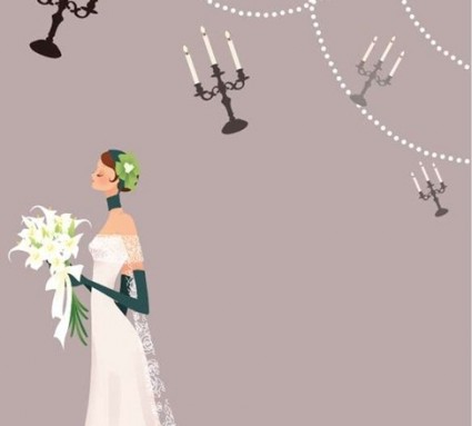 illustration vectorielle mariage