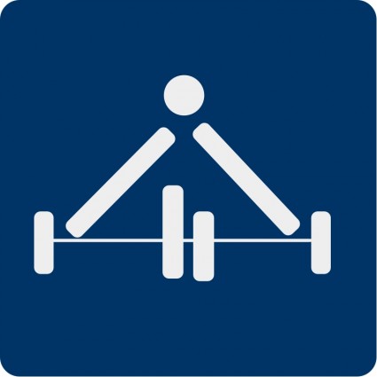 Gewichtheben-Piktogramm