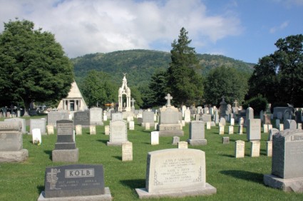 قبر في مقبرة ويست بوينت