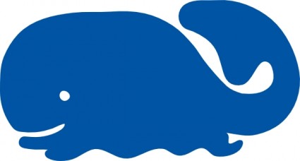 clip art de icono de la ballena