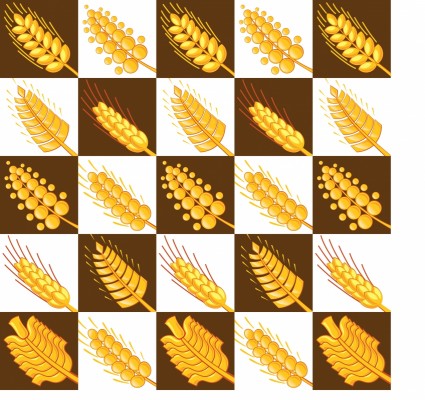 vector de patrón de trigo