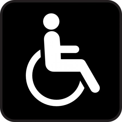 clipart de cadeira de rodas