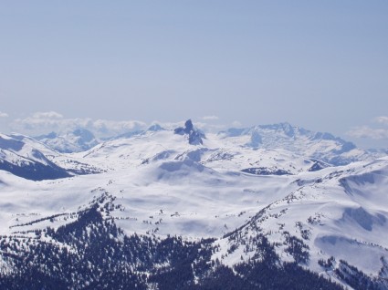 فصل الشتاء في جبال ويسلر