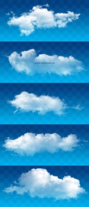 White Clouds Psd Layered Highdefinition Pictures