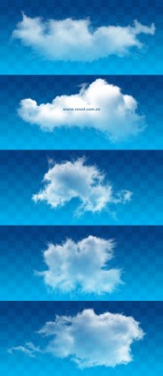 awan putih psd berlapis highdefinition gambar