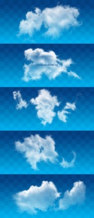 awan putih psd berlapis highdefinition gambar