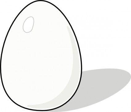 ClipArt di uovo bianco