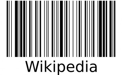 Wikipédia clipart de código de barras