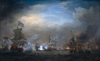 Willem van de Velde Kunst Malerei