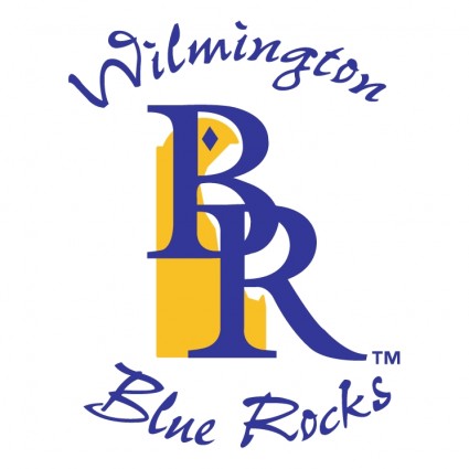 rocce di Wilmington blu