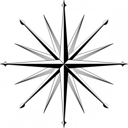 Windrose Compass rose ClipArt